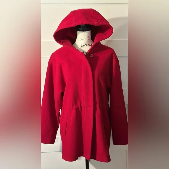 chinese dress ladies Rachel Riley Bow Trim Coat in Red at Nordstrom, Size 10 UK main image 1